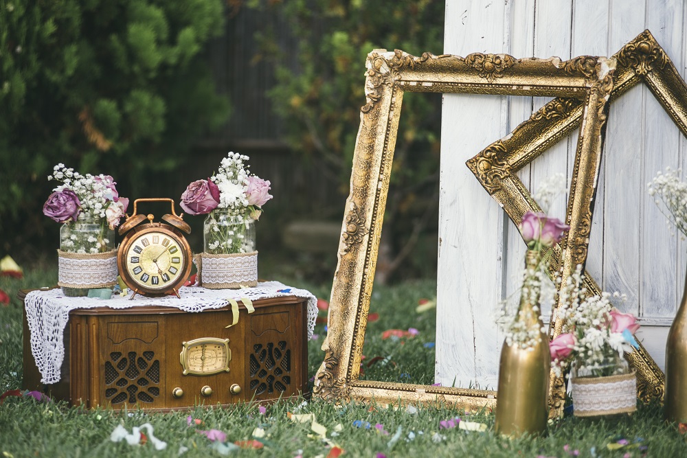 style weselne - styl vintage